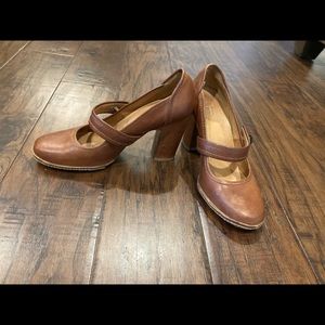 Frye leather high heels